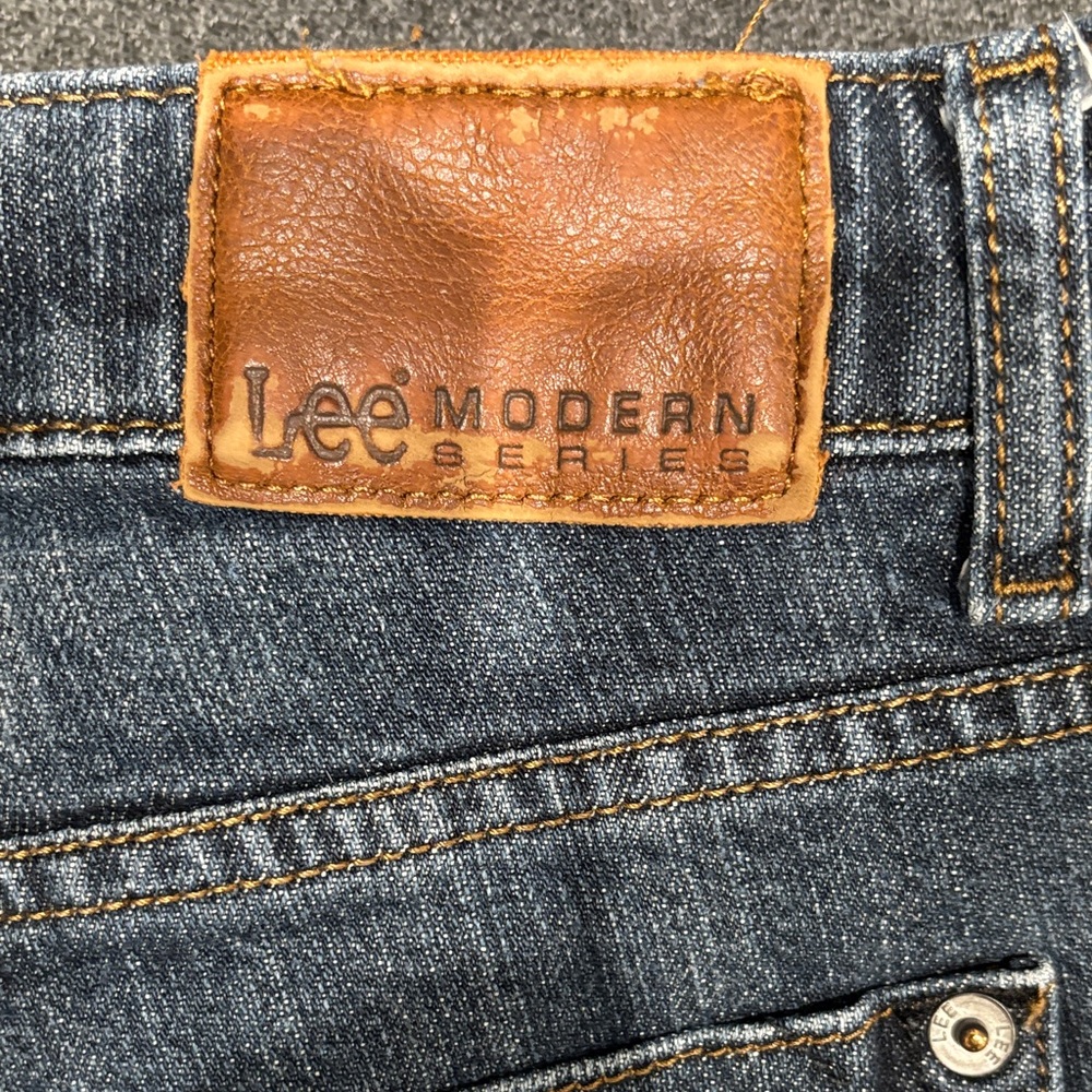 Lee Modern Series Men's Dark Blue Jeans - straight fit, straight leg